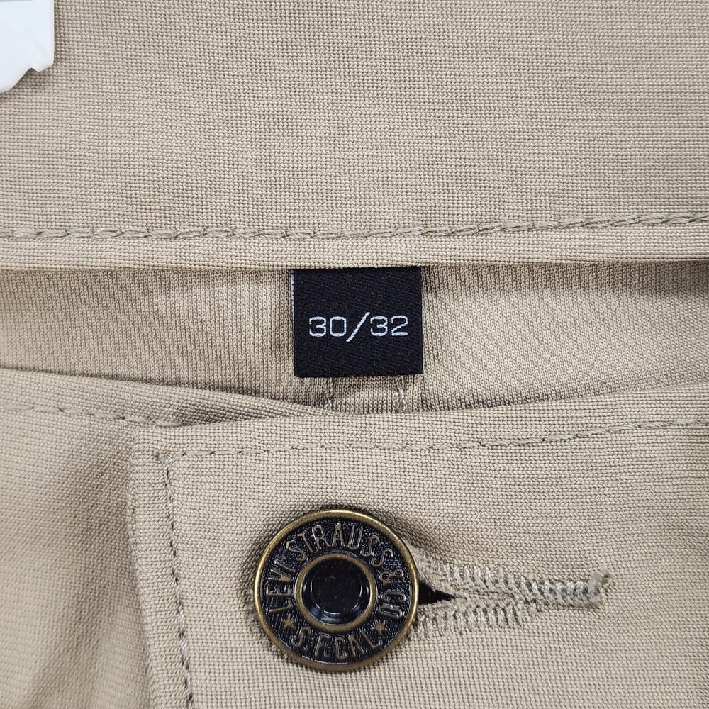 Levi's 511 Slim Tech Pants Mens 30x32 Beige Stretch Quick Dry UPF50 NEW - Picture 14 of 16